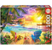 Educa Borras Educa Love Beach Puzzle 1000pcs