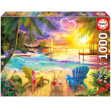 Educa Borras Educa Love Beach Puzzle 1000pcs