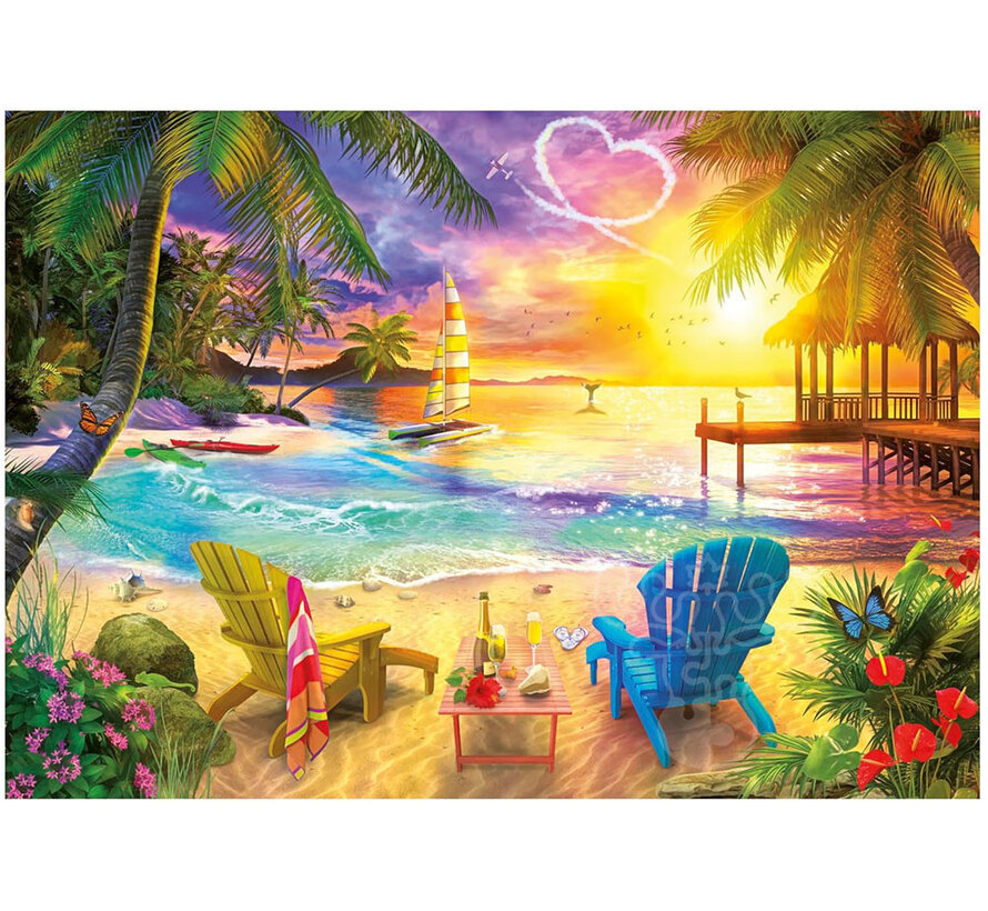 Educa Love Beach Puzzle 1000pcs