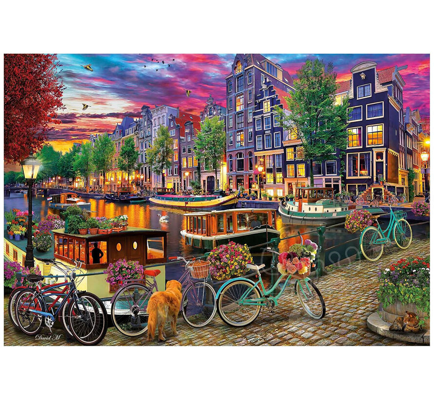 Educa Biking in Amsterdam Puzzle 6000pcs
