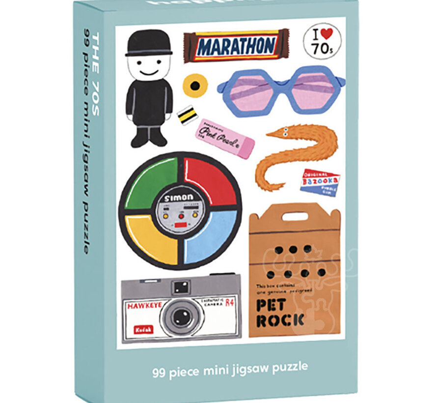 Happily In the 70s Mini Puzzle 99pcs