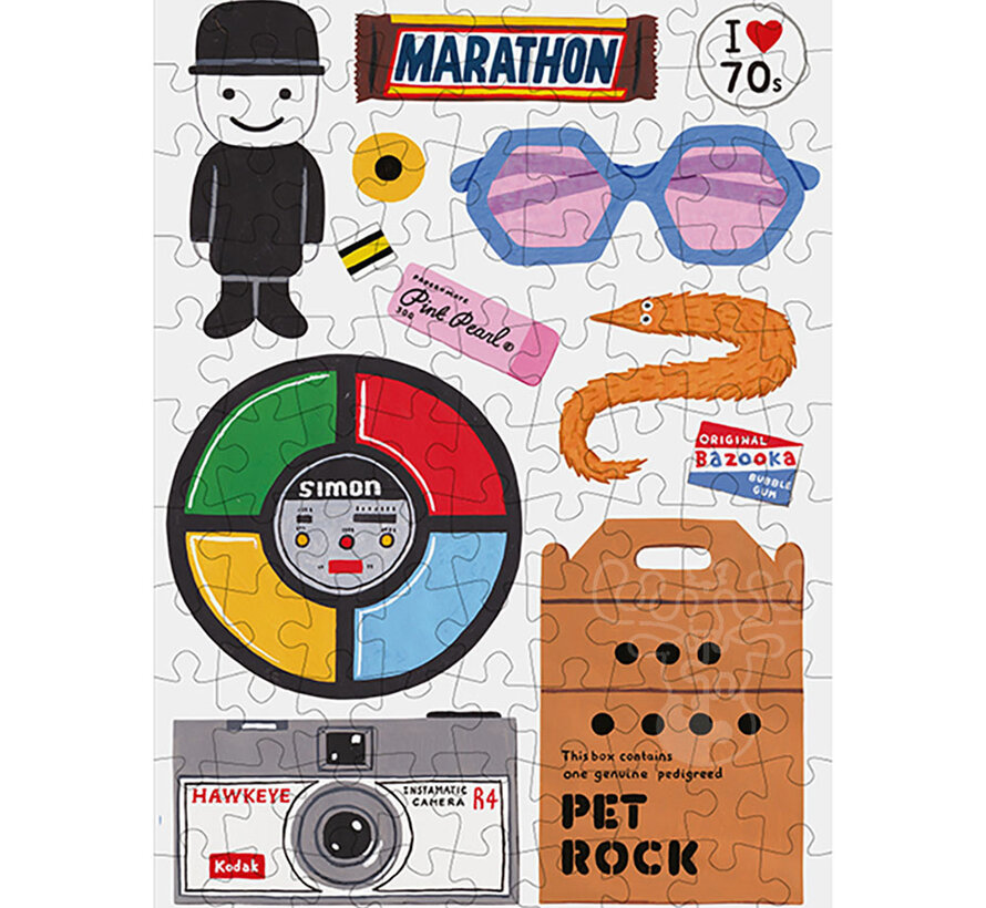 Happily In the 70s Mini Puzzle 99pcs