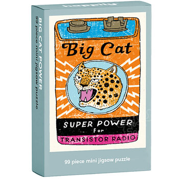 Happily Happily Big Cat Power Mini Puzzle 99pcs