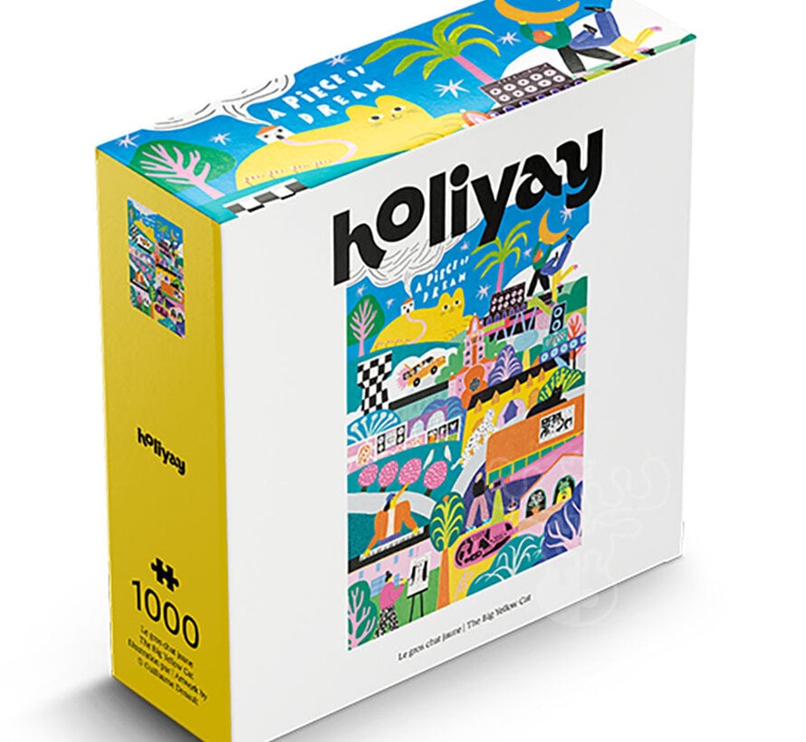 Holiyay The Big Yellow Cat Puzzle 1000pcs