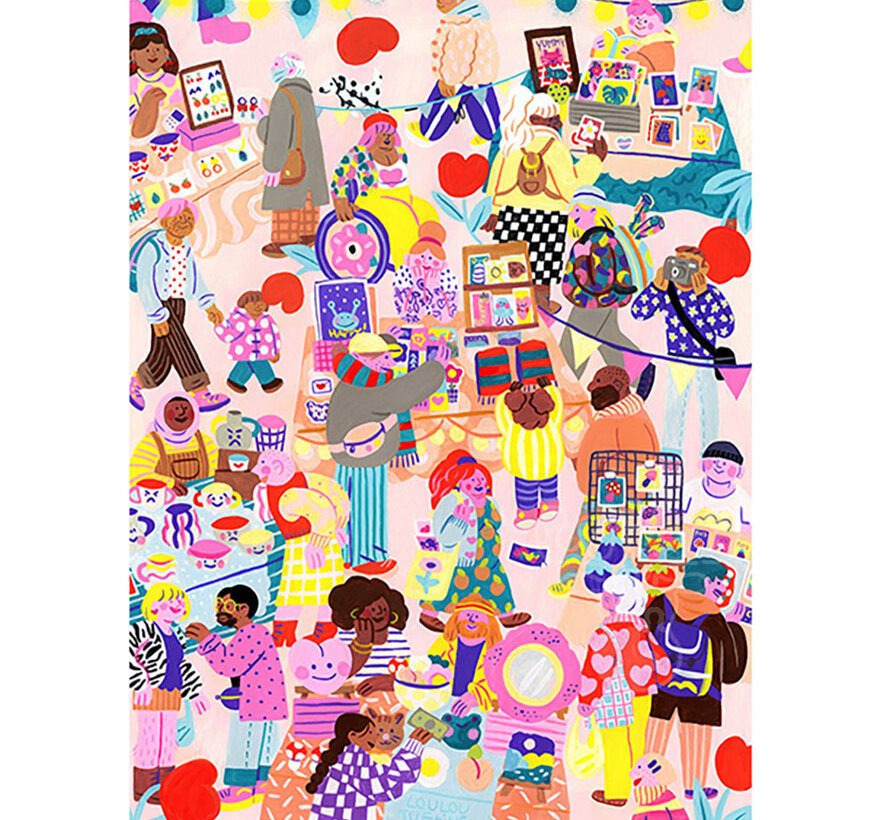 Holiyay Pop-Up Market Puzzle 1000pcs