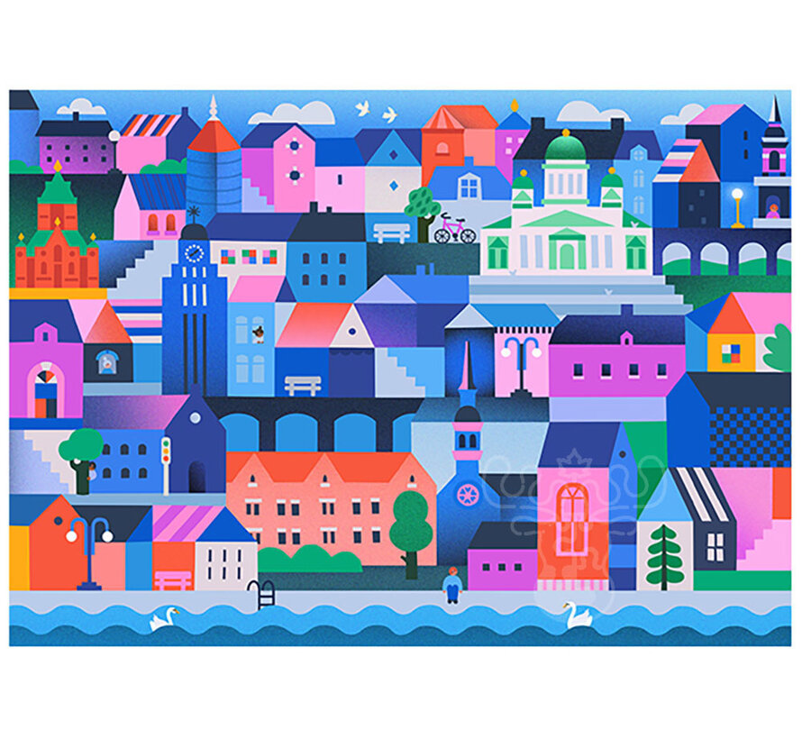 Holiyay Copenhagen Twilight Puzzle 1000pcs