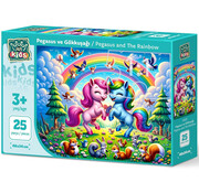 Art Puzzle Art Puzzle Pegasus and the Rainbow Puzzle 25pcs