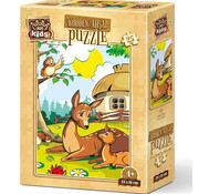 Art Puzzle Art Puzzle Mother Deer Wooden Puzzle 25pcs