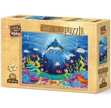 Art Puzzle Art Puzzle Ocean Traffic Wooden Puzzle 100pcs