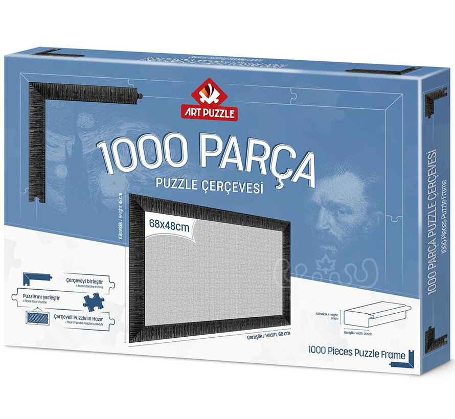Art Puzzle Frame For 1000 Pcs Art Puzzle ONLY ‐ Black