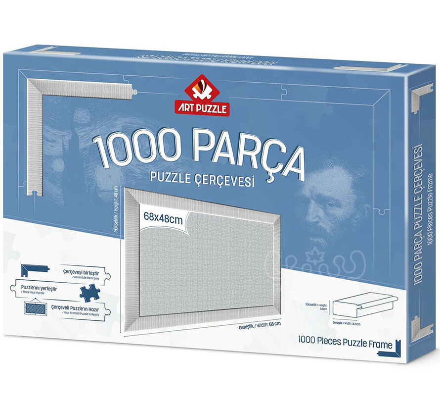 Art Puzzle Frame For 1000 Pcs Art Puzzle ONLY  ‐ White