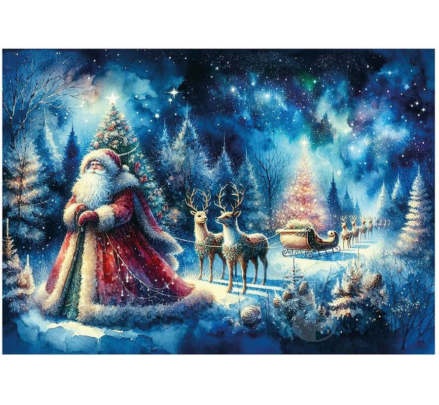 Art Puzzle Santa Under the Northen Lights Puzzle 260pcs