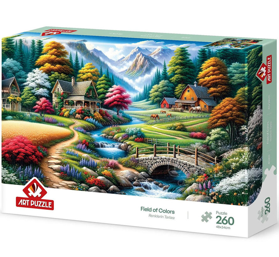Art Puzzle Fields of Colors Puzzle 260pcs