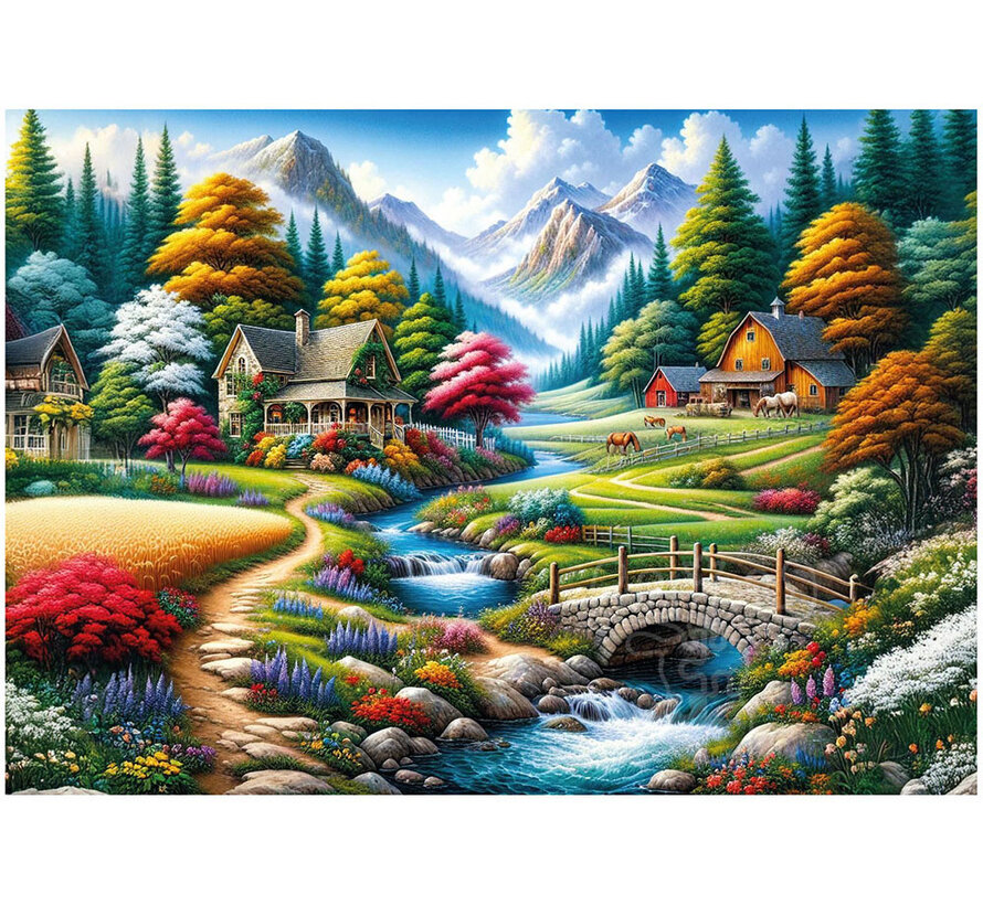 Art Puzzle Fields of Colors Puzzle 260pcs