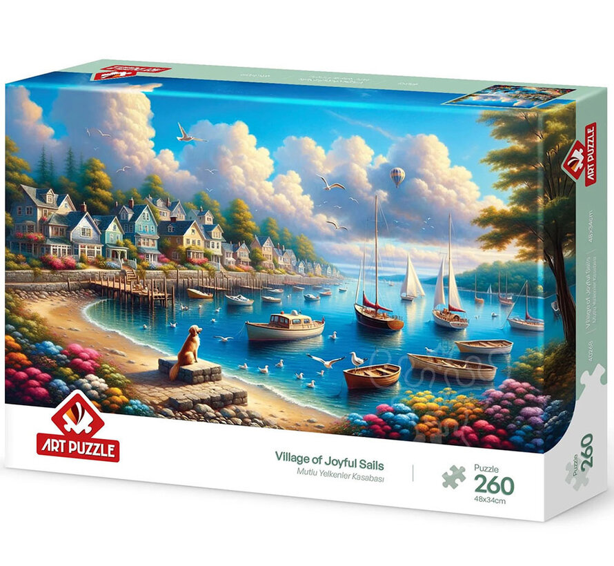 Art Puzzle Village of Joyful Sails Puzzle 260pcs