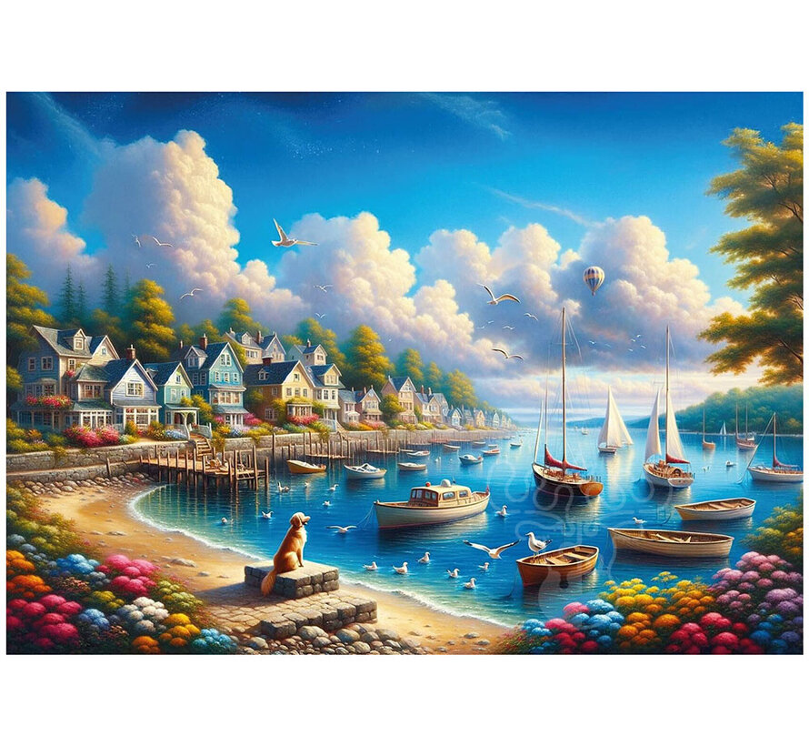 Art Puzzle Village of Joyful Sails Puzzle 260pcs
