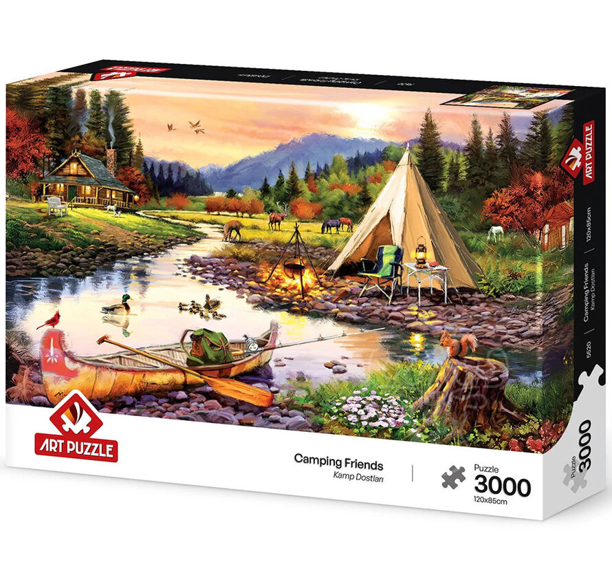 Art Puzzle Camping Friends Puzzle 3000pcs