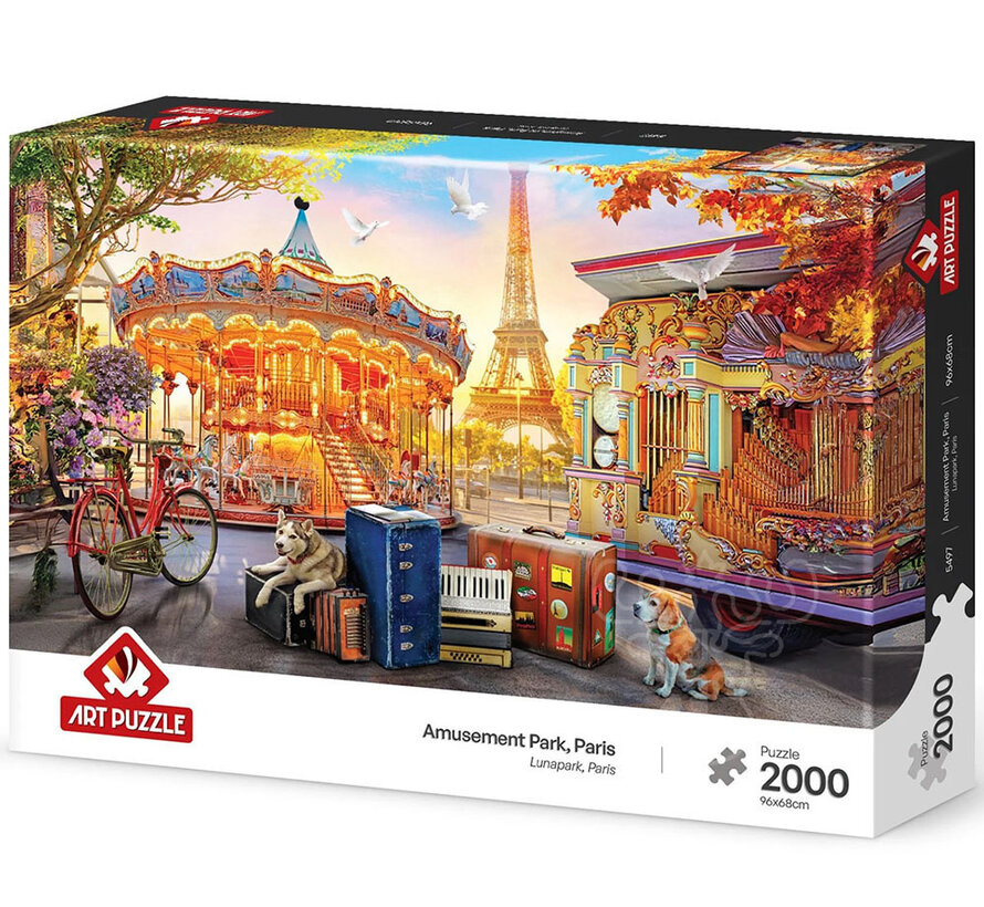 Art Puzzle Amusement Park, Paris Puzzle 2000pcs