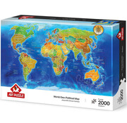 Art Puzzle Art Puzzle World Geo‐political map Puzzle 2000pcs