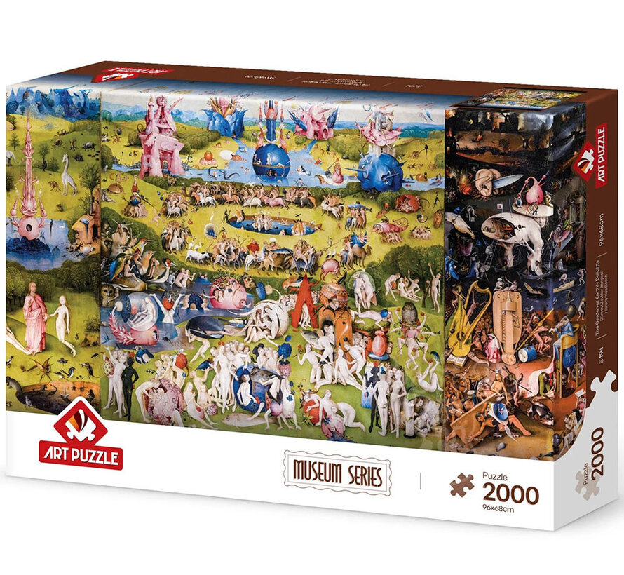 Art Puzzle Hieronymus Bosch, The Garden of Earthly Delights Puzzle 2000pcs