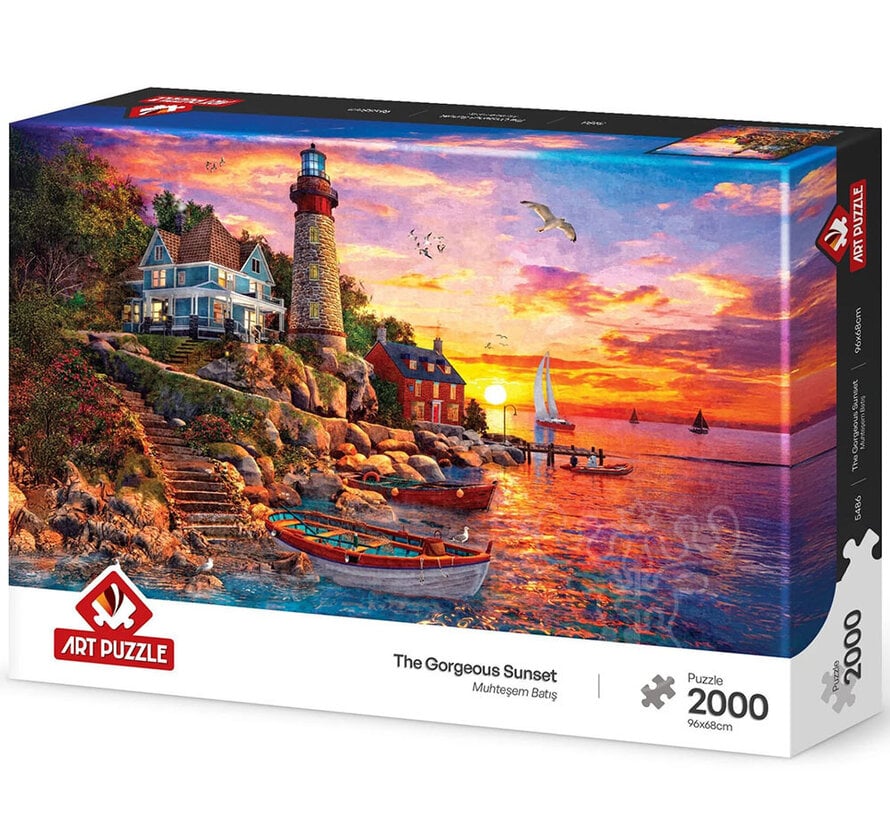 Art Puzzle The Gorgeous Sunset Puzzle 2000pcs