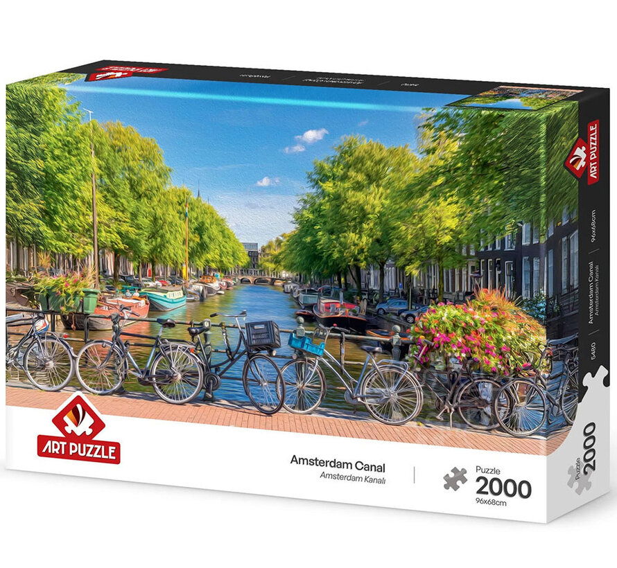 Art Puzzle Amsterdam Canal Puzzle 2000pcs