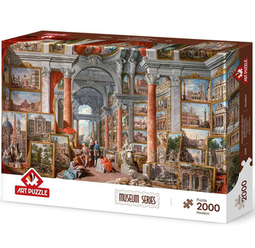 Art Puzzle Art Puzzle Gallery With Views of Modern Rome, 1757 Puzzle 2000pcs
