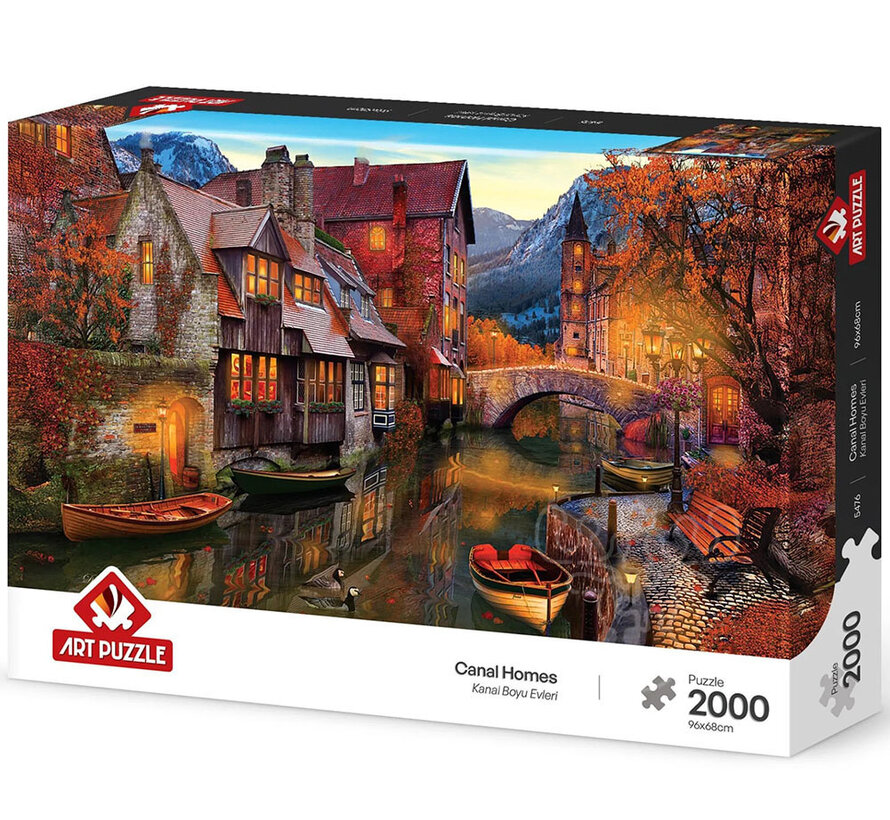 Art Puzzle Canal Homes Puzzle 2000pcs