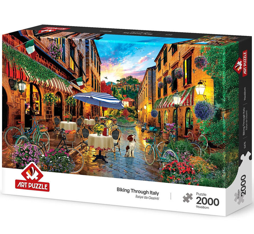 Art Puzzle Biking Through Italy Puzzle 2000pcs