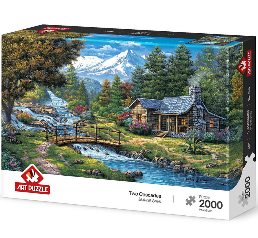 Art Puzzle Two Cascades Puzzle 2000pcs