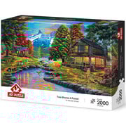 Art Puzzle Art Puzzle Two Shores A Forest Puzzle 2000pcs