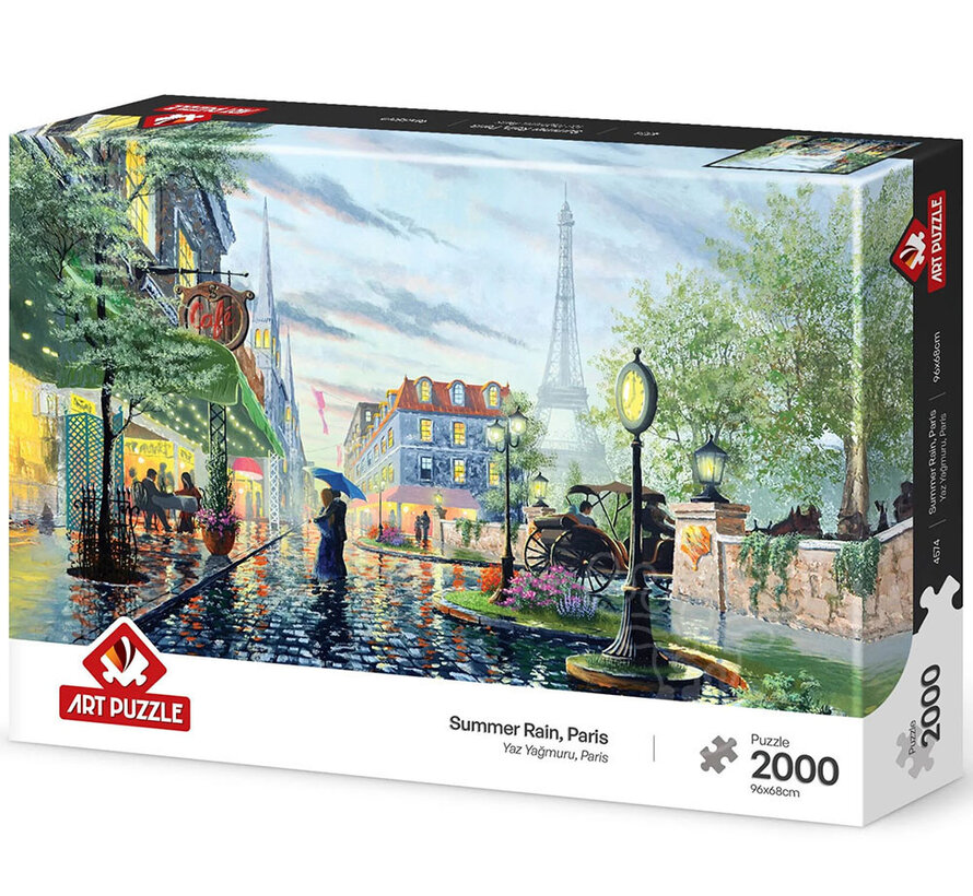 Art Puzzle Summer Rain, Paris Puzzle 2000pcs