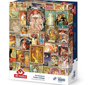 Art Puzzle Art Puzzle Art Nouveau Poster Collage Puzzle 1500pcs