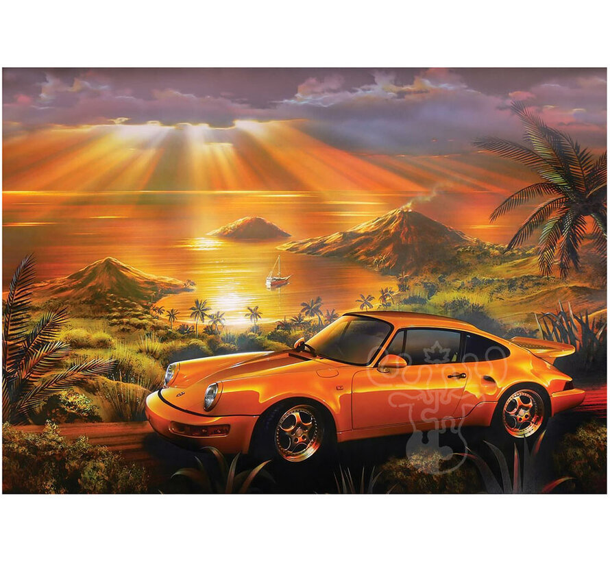 Art Puzzle Yellow Porsche Puzzle 1500pcs
