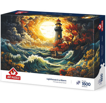 Art Puzzle Art Puzzle Lighthouse in a Storm Puzzle 1500pcs