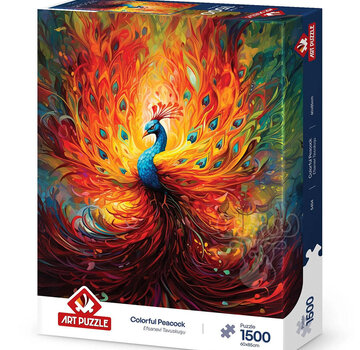 Art Puzzle Art Puzzle Colorful Peacock Puzzle 1500pcs