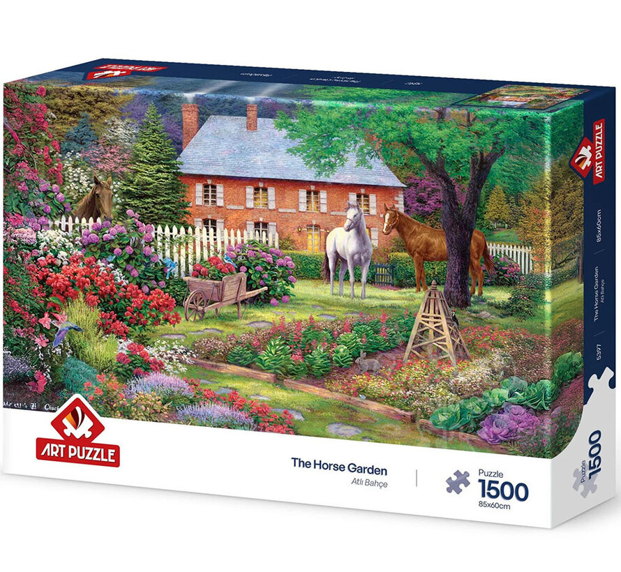 Art Puzzle The Horse Garden Puzzle 1500pcs
