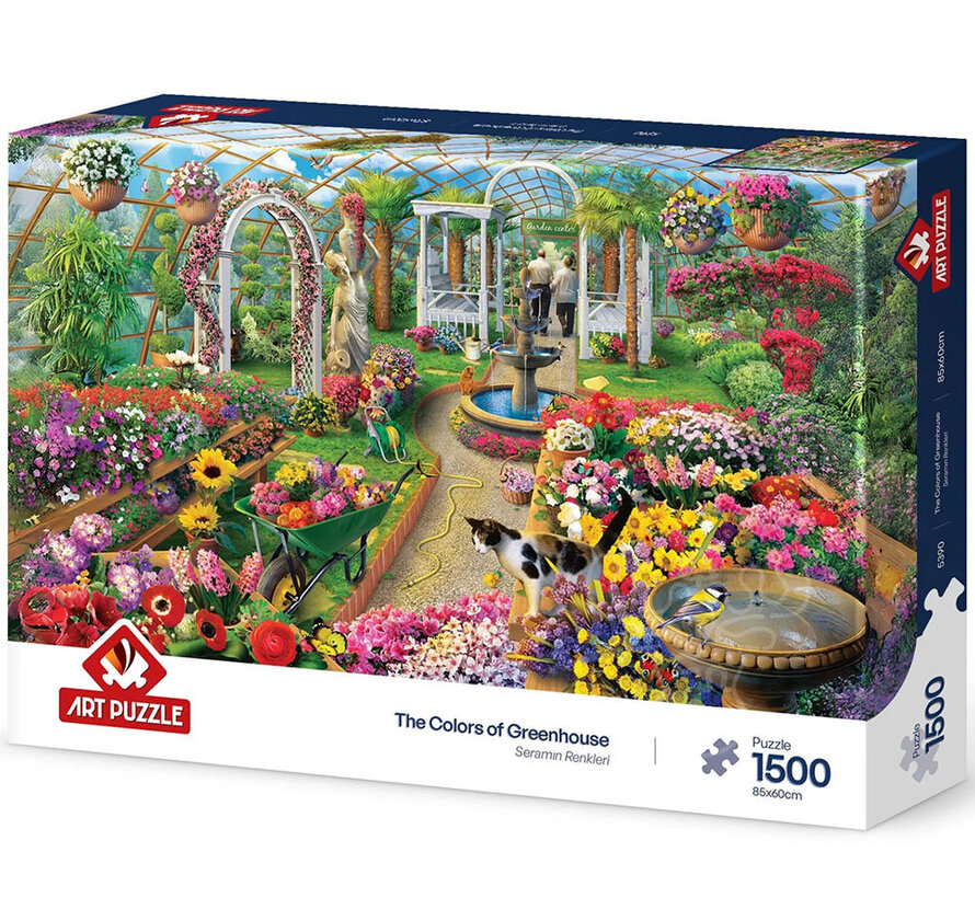 Art Puzzle The Colors of Greenhouse Puzzle 1500pcs