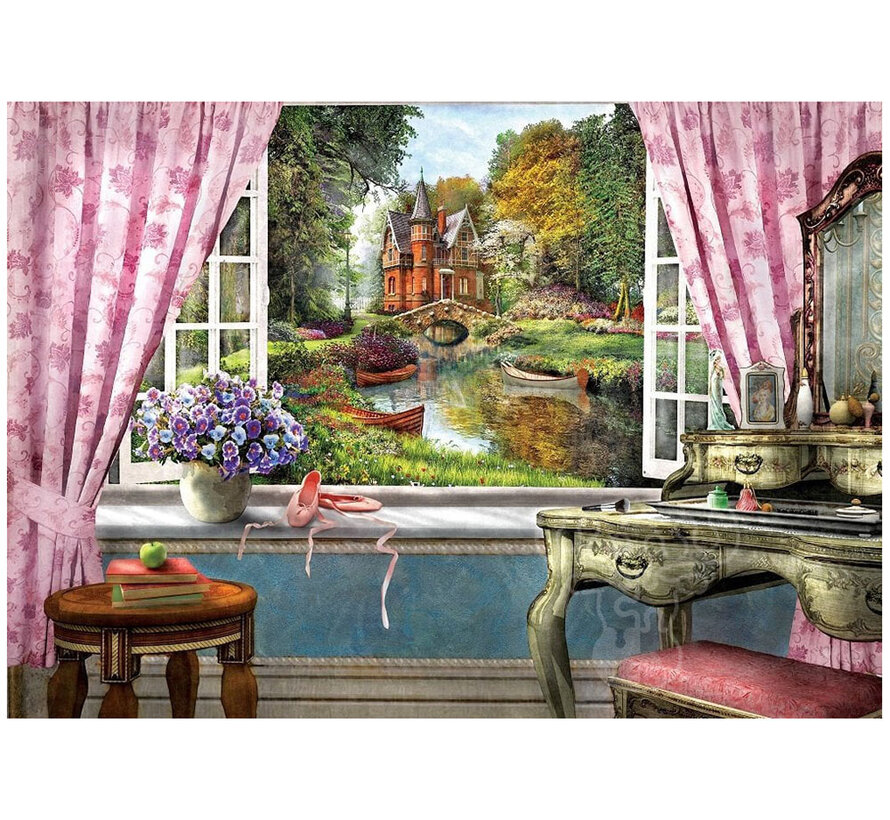 Art Puzzle The Chateau in My Window Puzzle 1500pcs