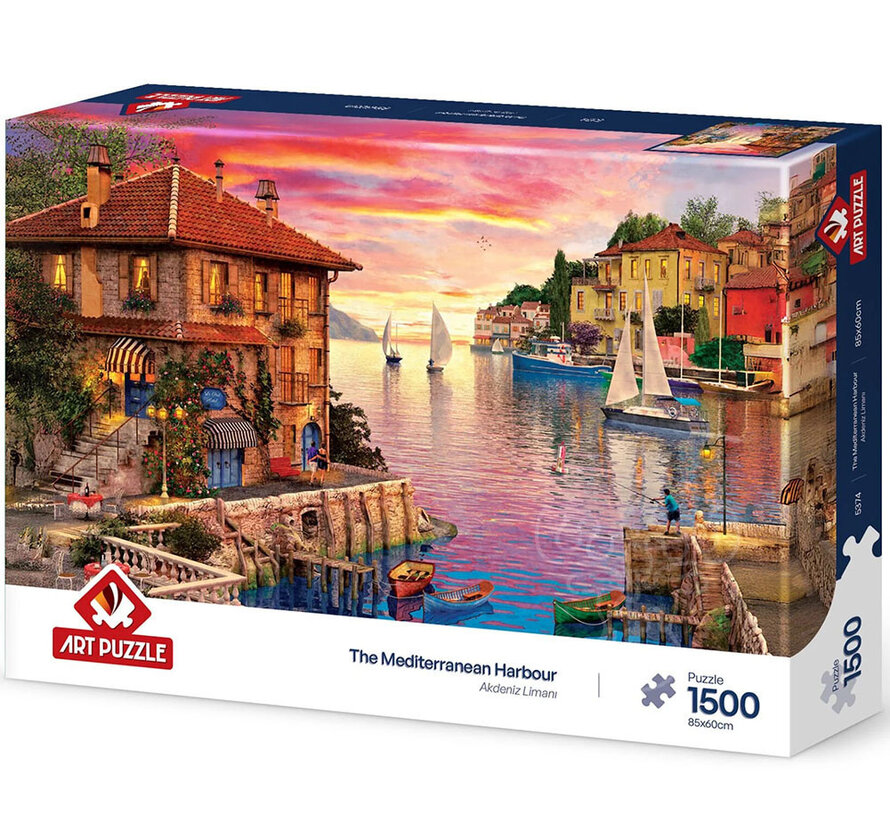 Art Puzzle The Mediterranean Harbour Puzzle 1500pcs