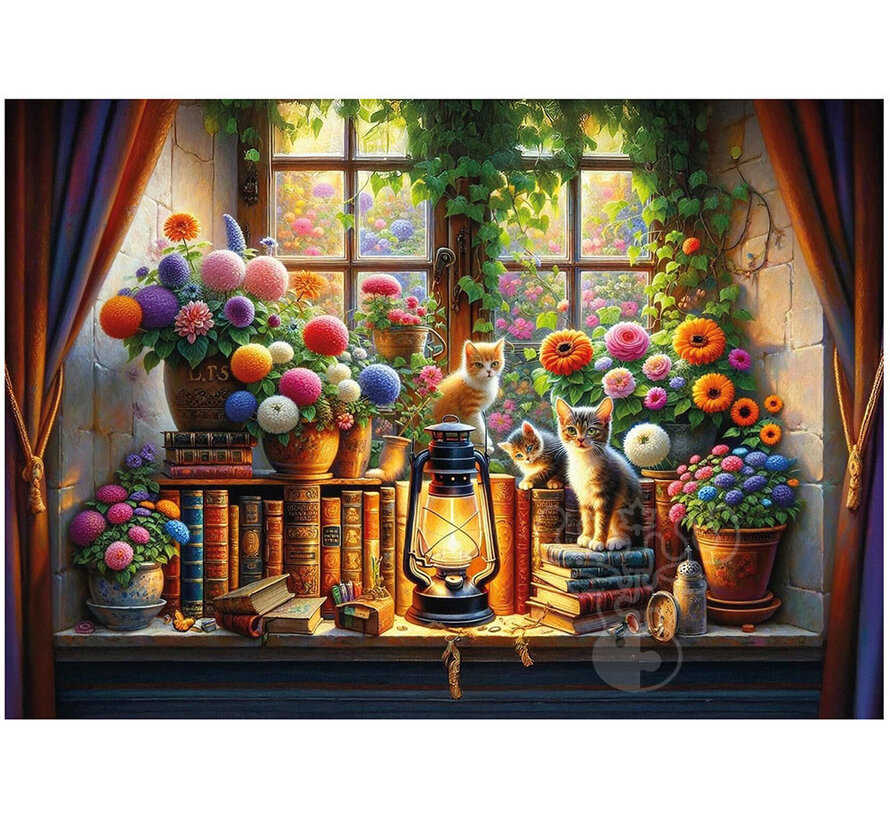 Art Puzzle The Book Garden Puzzle 500pcs