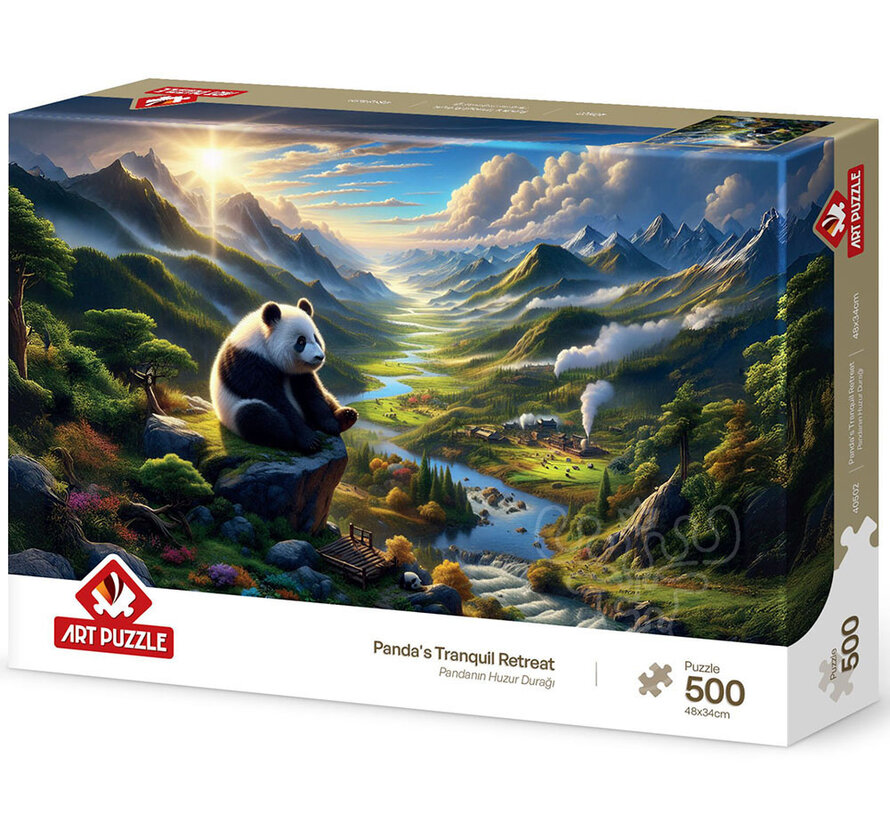 Art Puzzle Panda's Tranquil Retreat Puzzle 500pcs