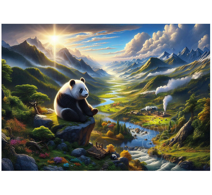 Art Puzzle Panda's Tranquil Retreat Puzzle 500pcs