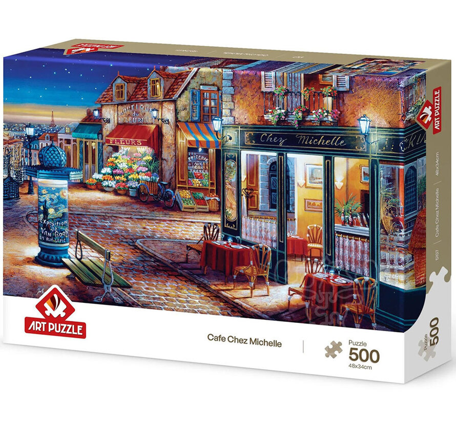 Art Puzzle Cafe Chez Michelle Puzzle 500pcs