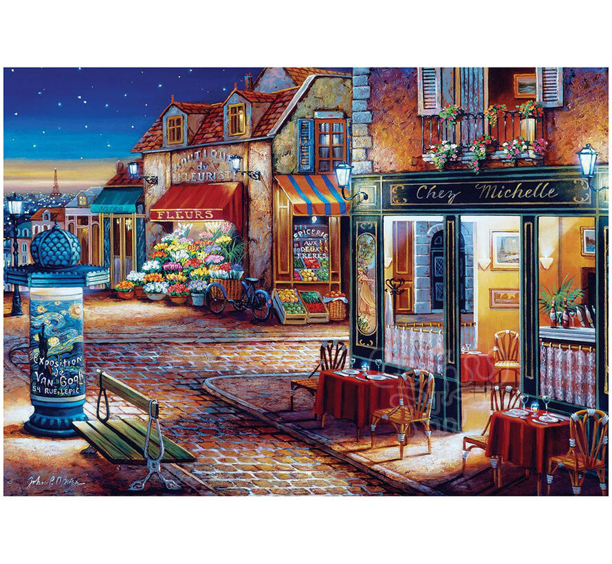 Art Puzzle Cafe Chez Michelle Puzzle 500pcs