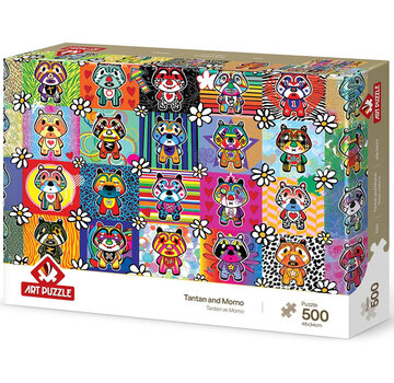 Art Puzzle Art Puzzle Tantan and Momo Puzzle 500pcs