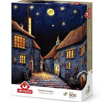 Art Puzzle Art Puzzle Medieval Inn Night Puzzle 500pcs