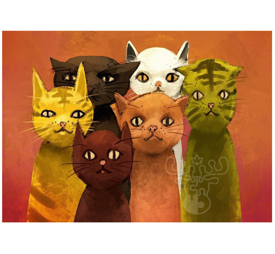 Art Puzzle The Team of Cats Puzzle 500pcs