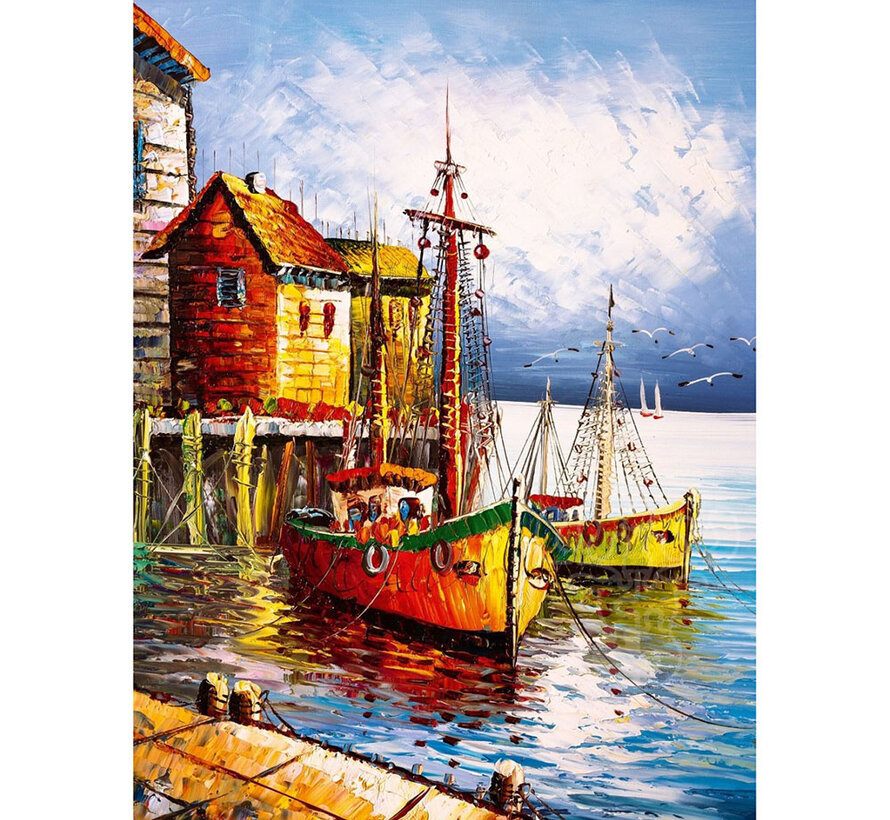 Art Puzzle The Orange Port Puzzle 500pcs