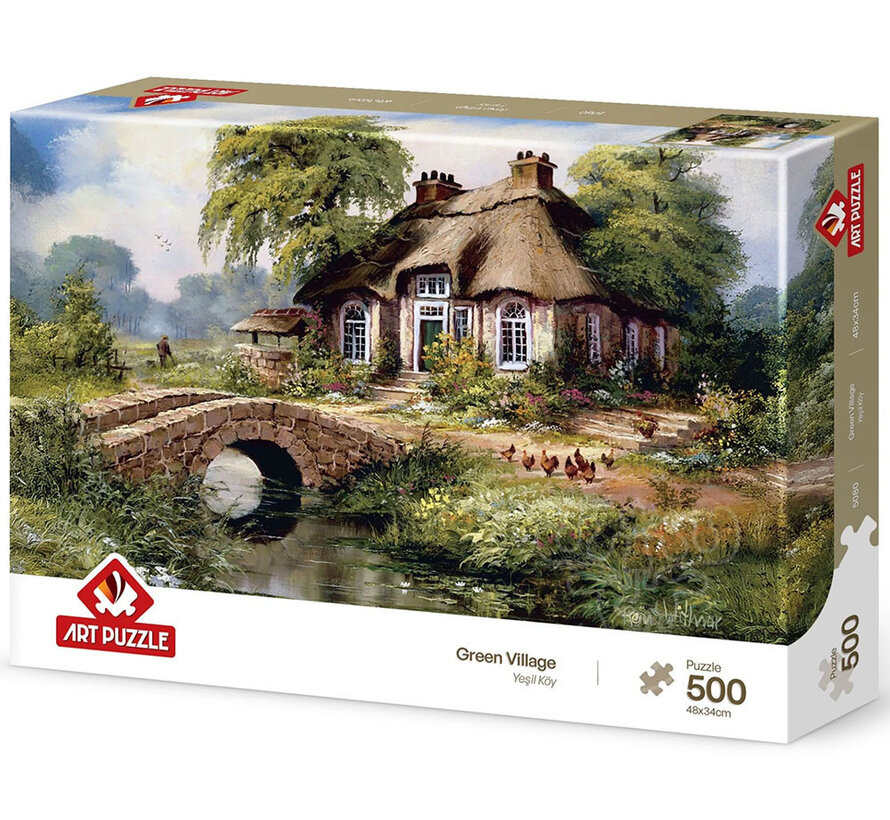 Art Puzzle Green Village Puzzle 500pcs